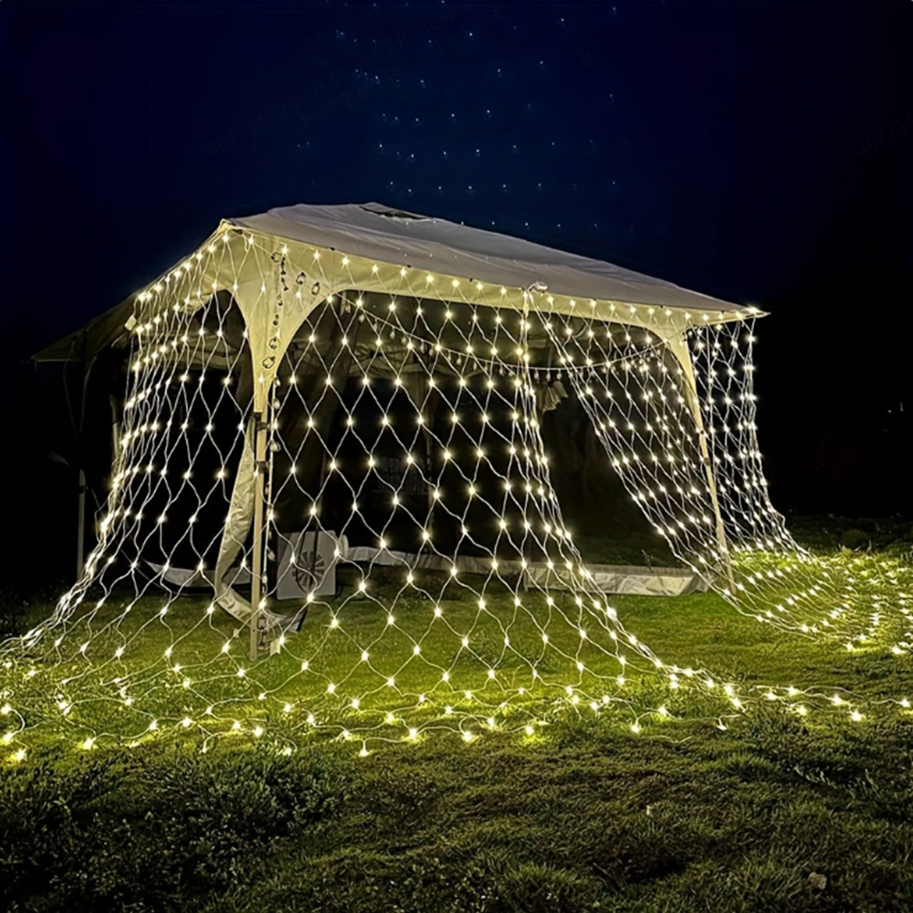 Outdoor Lighting Grid Screen - ไฟ LED ตาข่ายสตริง,ไฟสตริง 3mX2m พร้อม 8