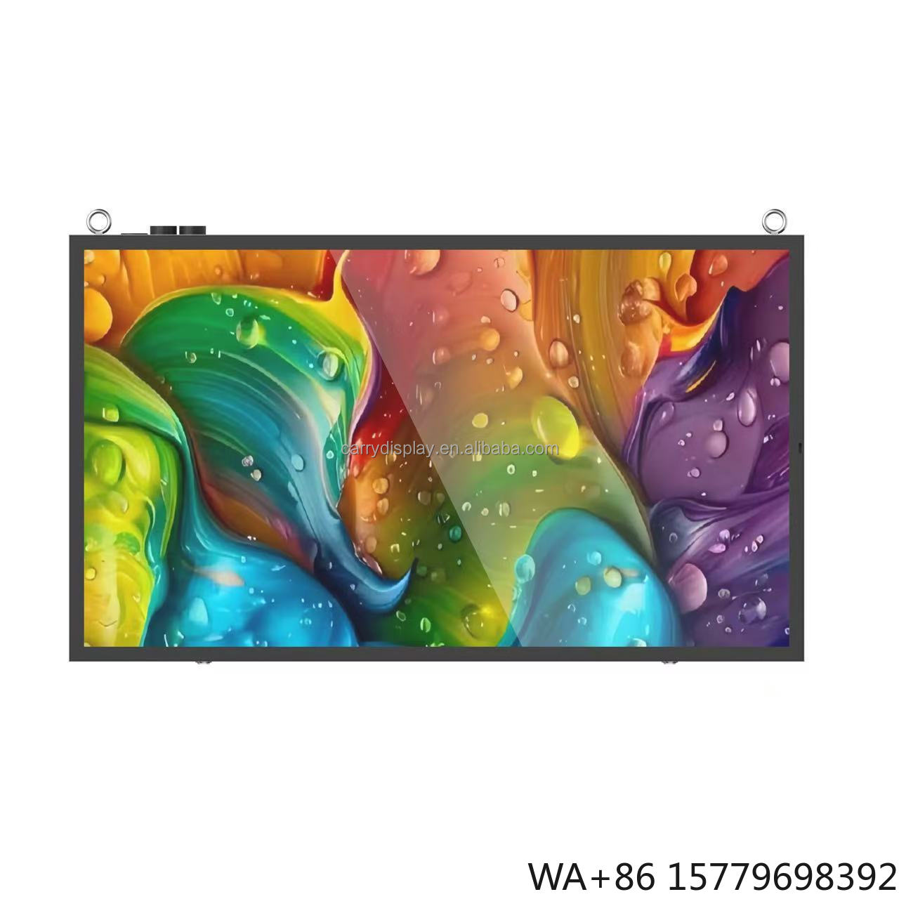 Color Changing Outdoor - จอแสดงผลดิจิทัลแบบติดผนังกลางแจ้งขนาด 75 นิ้ว สำหรับใช้งานภายนอกอาคาร พร้อมระบบมัลติมีเดีย ป้องกันน้ำ