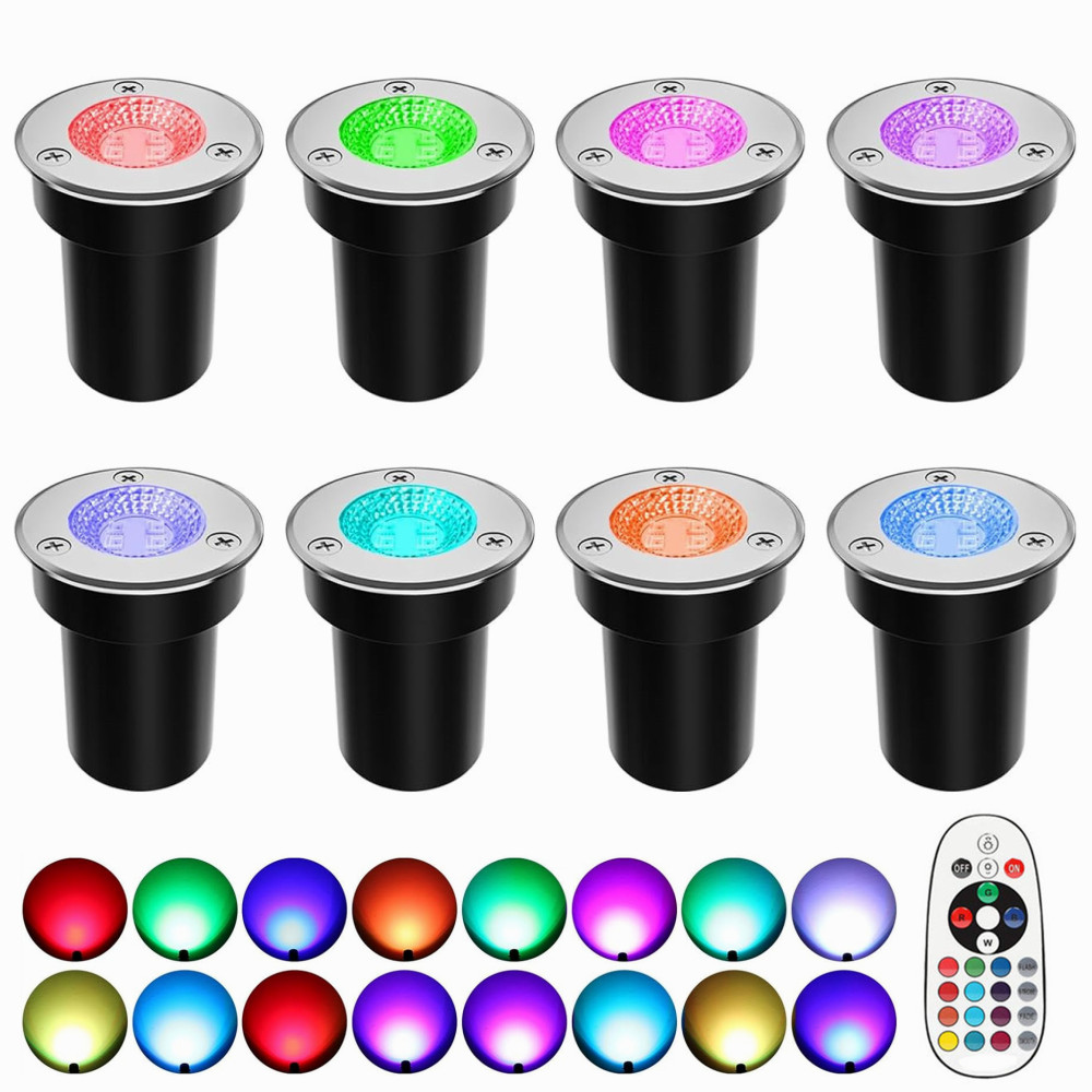 Color Changing Outdoor - ไฟ LED RGBW แรงดันต่ำสำหรับตกแต่งภูมิทัศน์ เปลี่ยนสีได้ กันน้ำ