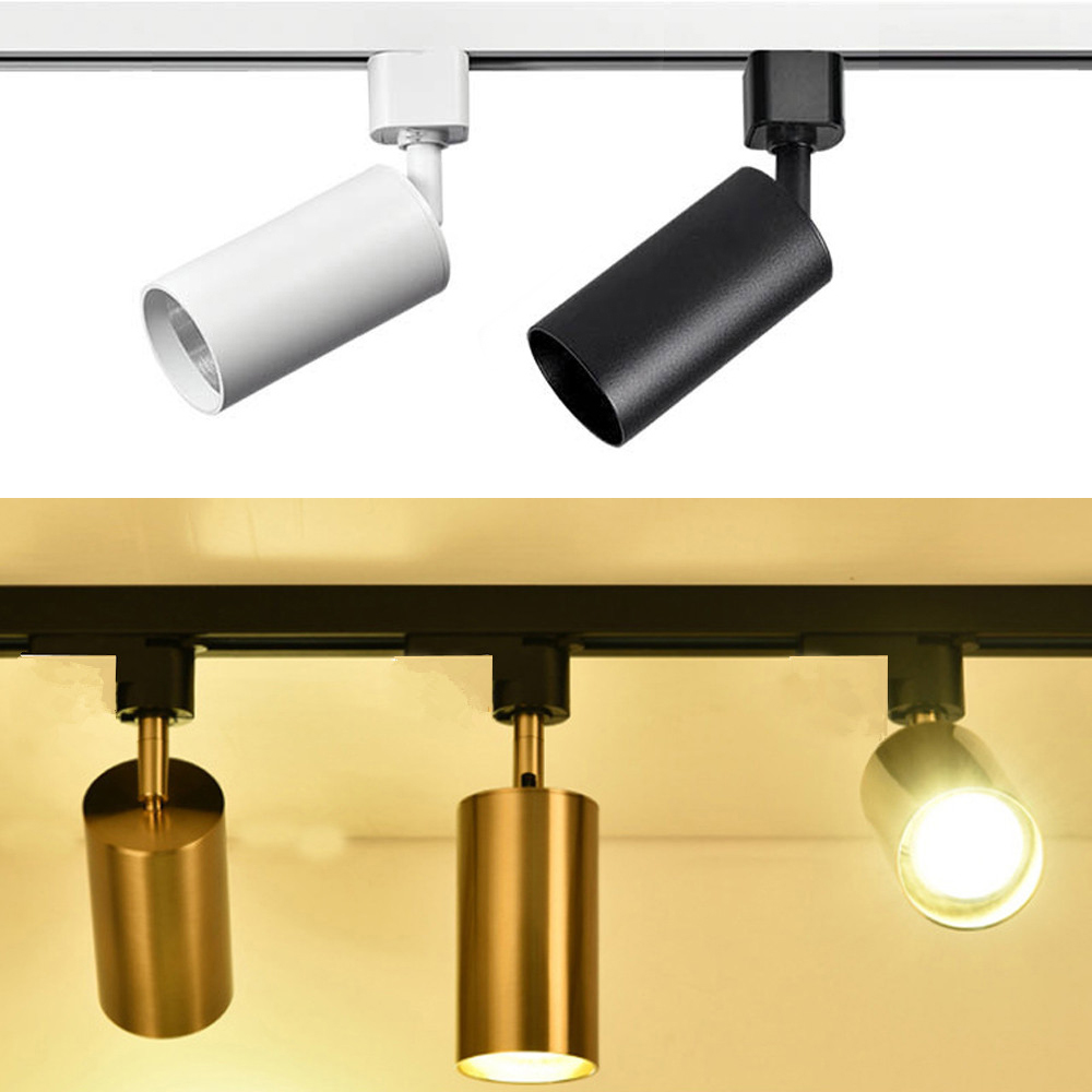 Wired Pathway Light - โคมไฟติดตาม GU10 ผู้ถือโคมไฟเพดานแบบปรับได้ 2-Wire Rail ระบบ