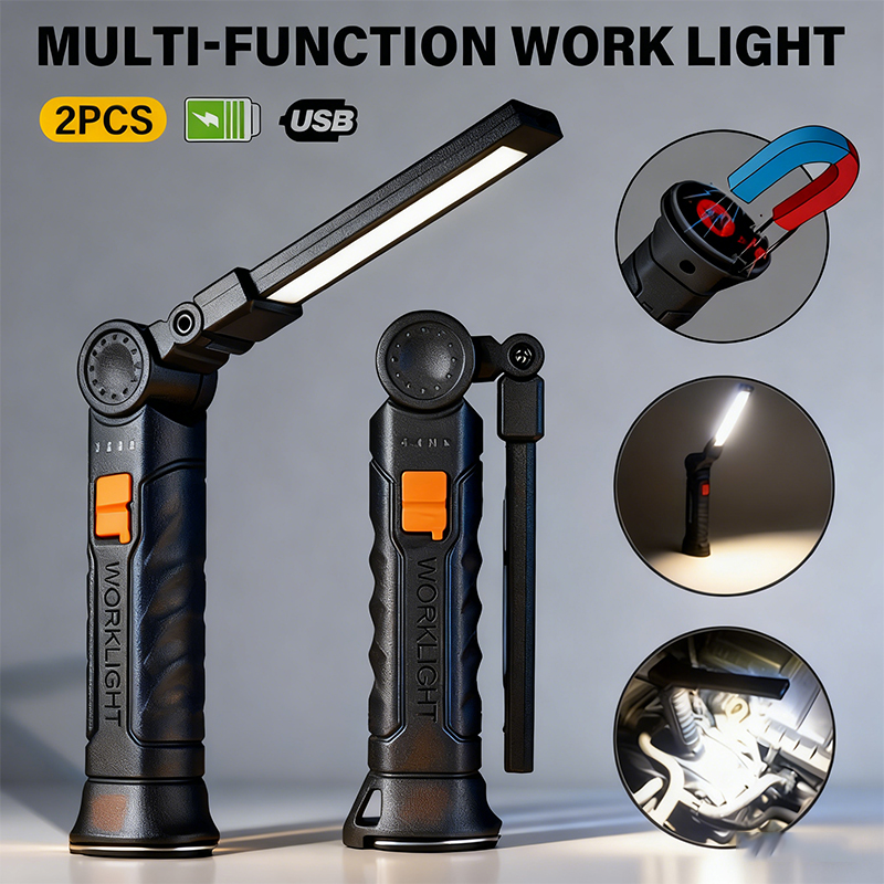 Outdoor Lighting Lumen - ไฟฉาย LED แบบพกพา COB ชาร์จไฟผ่าน USB