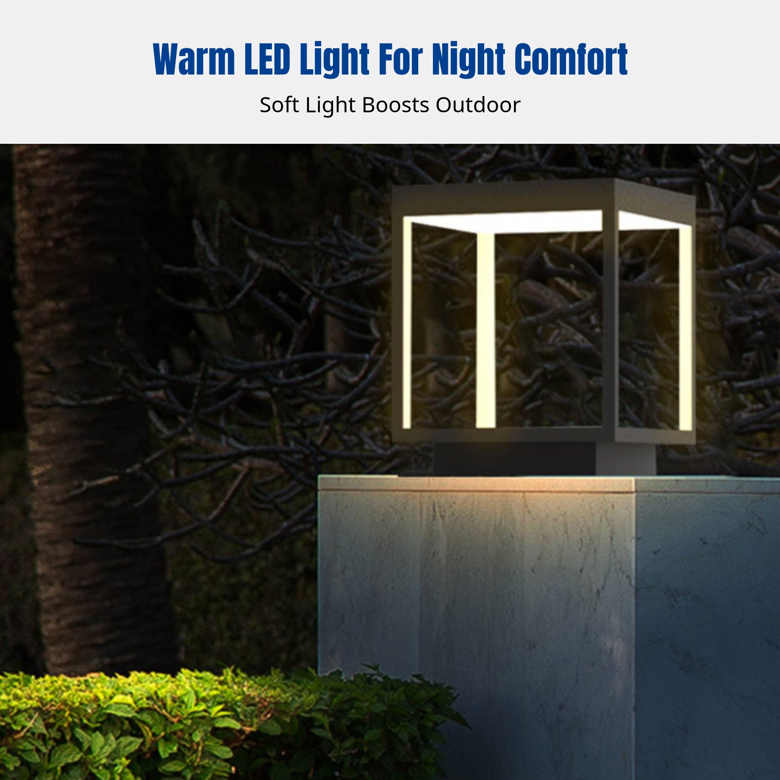 Wall Lighting Outdoor - โคมไฟเสา LED สไตล์มินิมอลสมัยใหม่, โคมไฟติดเสาสำหรับสวนกลางแจ้งแบบกันน้ำ, โคมไฟติดผนังสำหรับประตูวิลล่า