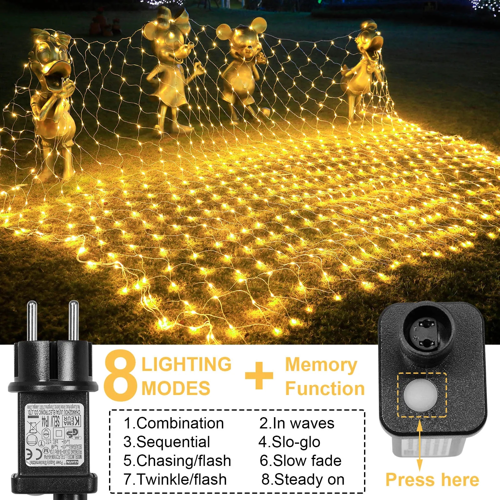 Outdoor Lighting Grid Screen - ไฟตาข่าย LED DC 24V ขนาด 1.5x1.5M