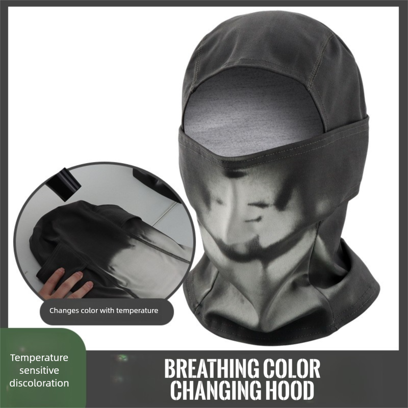 Color Changing Outdoor - หมวกเปลี่ยนสีตามอุณหภูมิสำหรับการปั่นจักรยานกลางแจ้ง, หมวกแฟชั่นไล่เฉดสี, หน้ากากไวต่อความร้อน, สินค้าข้ามพรมแดน