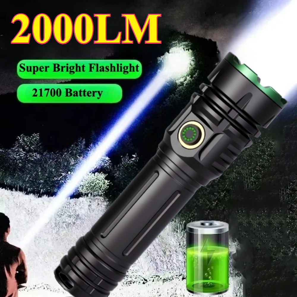 Outdoor Lighting Lowes - ไฟฉาย LED สว่างมาก 2000 ลูเมน แบบชาร์จไฟได้