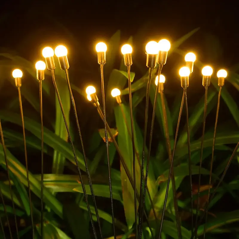 Solar Path Light - ไฟทางเดินโซลาร์เซลล์กลางแจ้ง กันน้ำ 6/8/10 หัว ไฟ LED