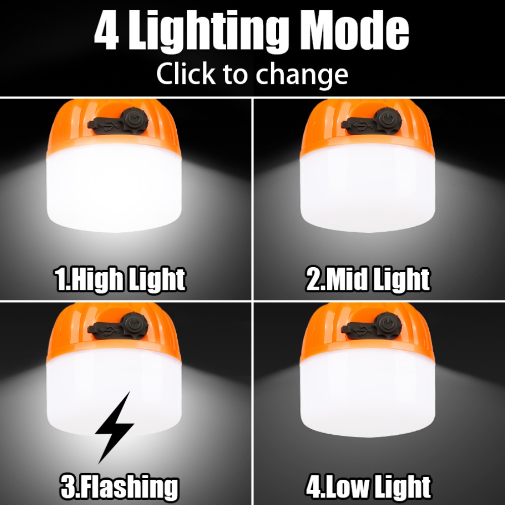 โคมไฟตั้งแคมป์ขนาดเล็กแบบพกพา  - Outdoor Lighting Lamps บทวิจารณ์และราคา