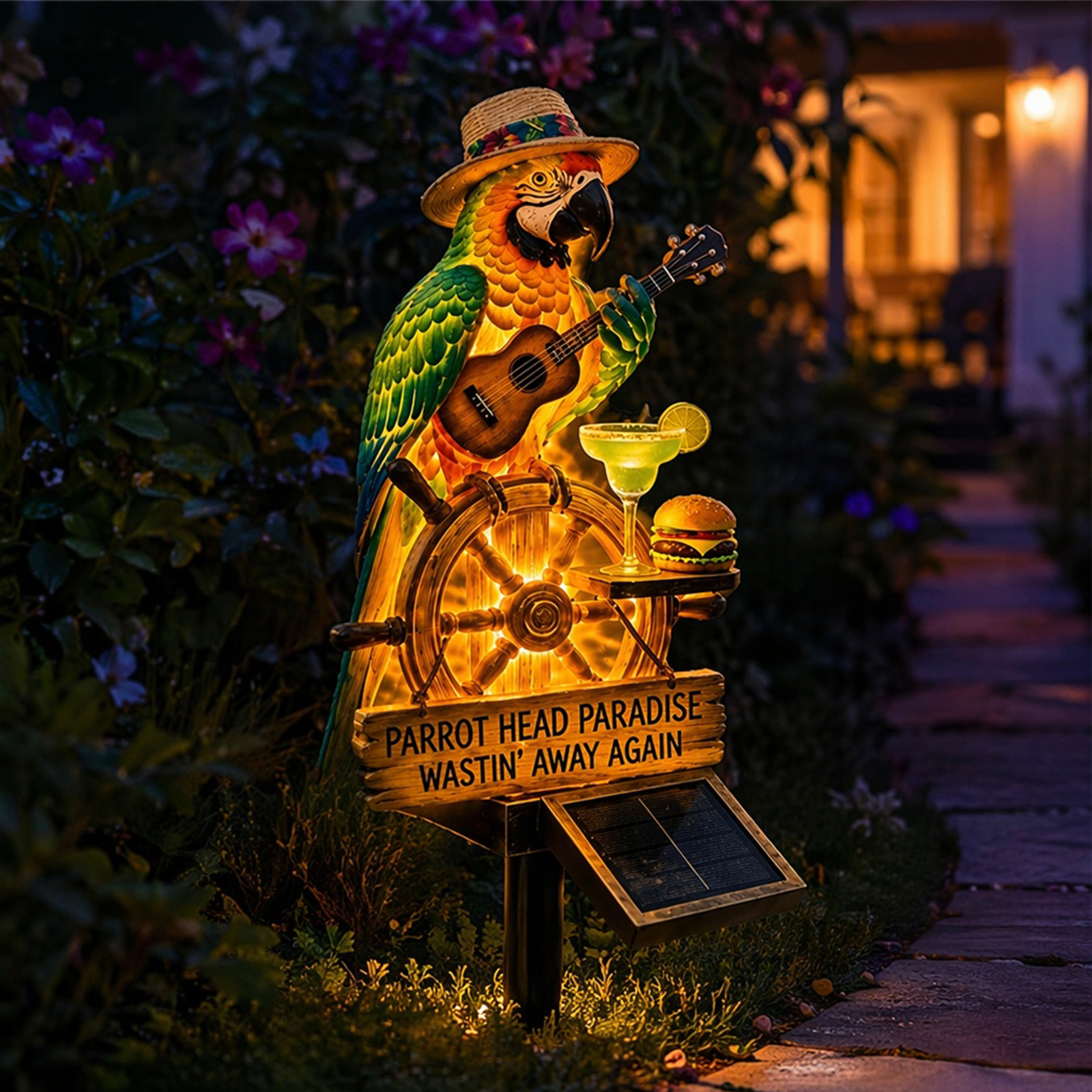 โคมไฟรูปสัตว์น่ารักพลังงานแสงอ - Outdoor Lighting For Backyard บทวิจารณ์และราคา