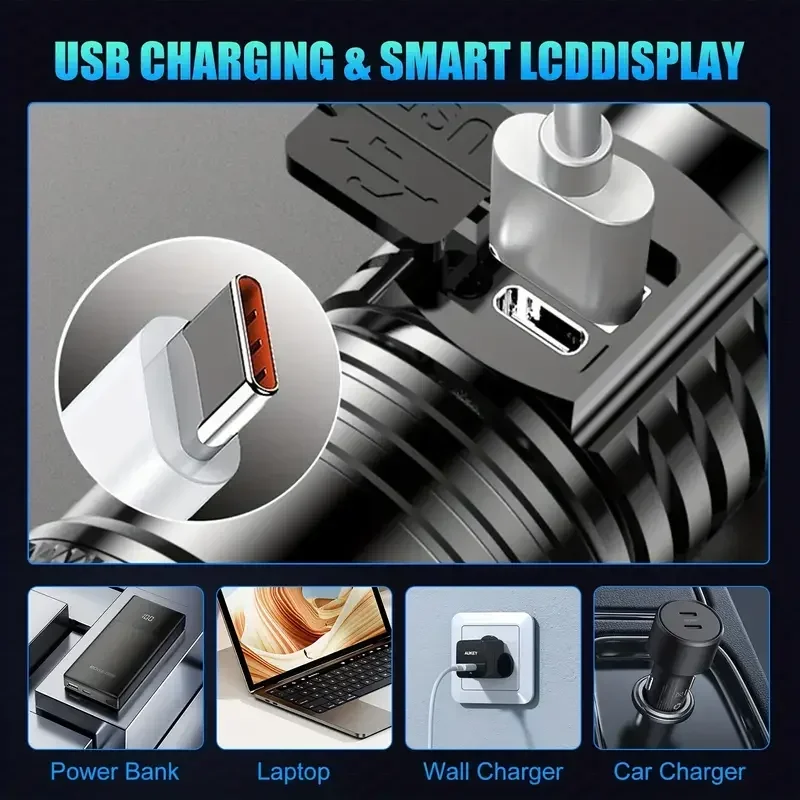 ไฟฉาย LED สว่างเป็นพิเศษ USB ช - Outdoor Lighting Lowes บทวิจารณ์และราคา