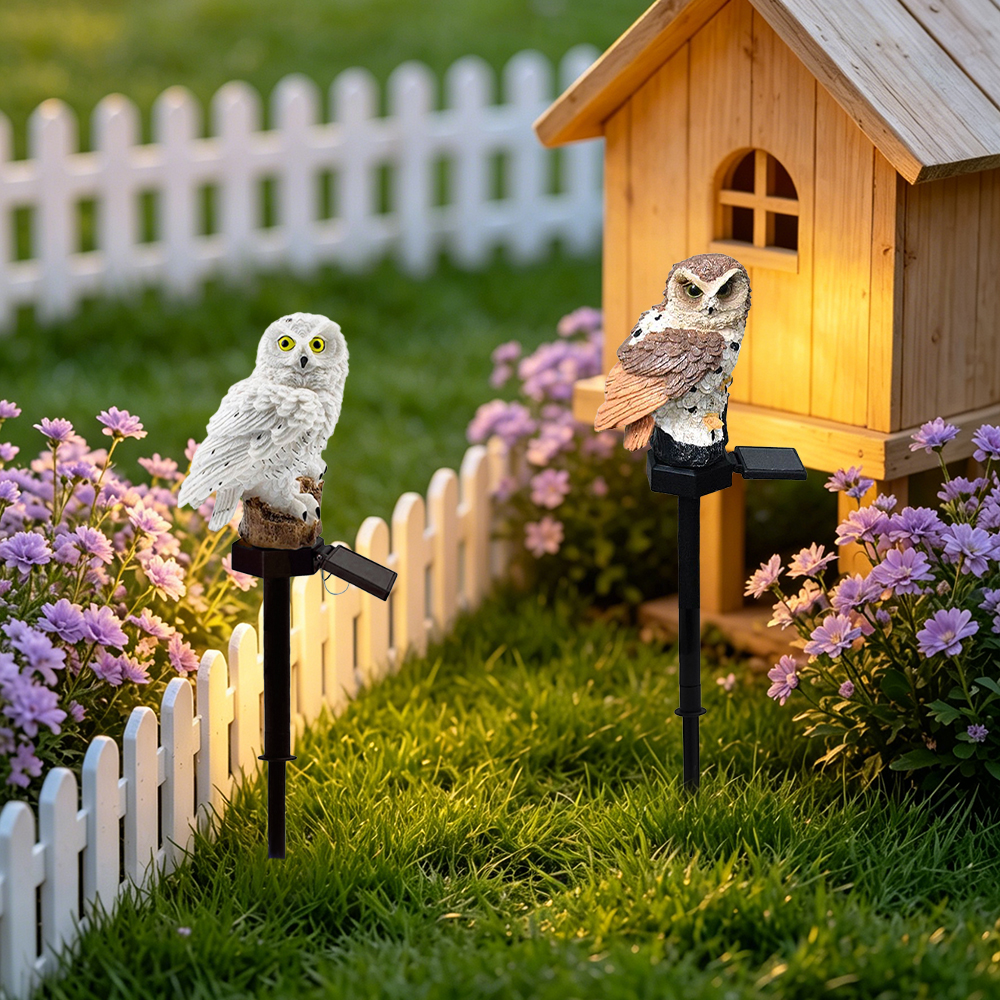 ไฟพลังงานแสงอาทิตย์รูปนกฮูก, ไ - Outdoor Lighting Lamps บทวิจารณ์และราคา