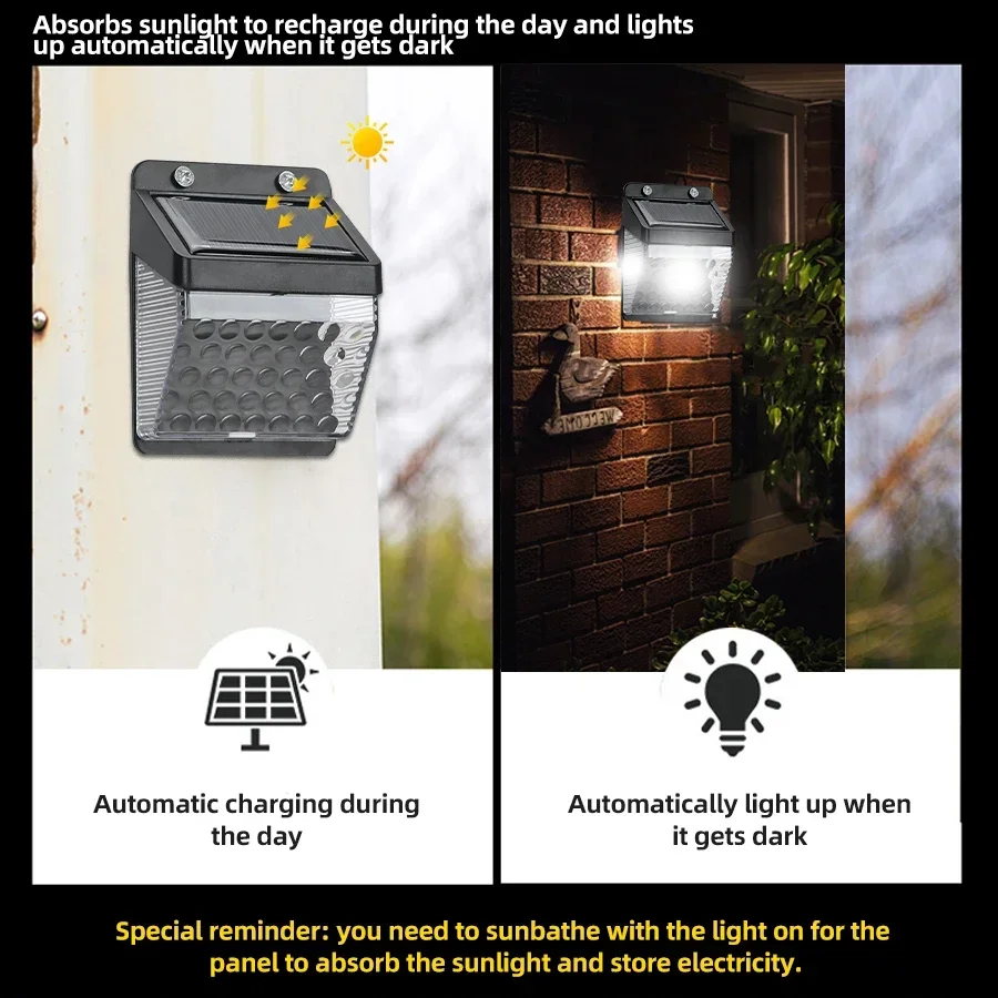 ไฟ LED พลังงานแสงอาทิตย์ พร้อม - Wall Lighting Outdoor บทวิจารณ์และราคา