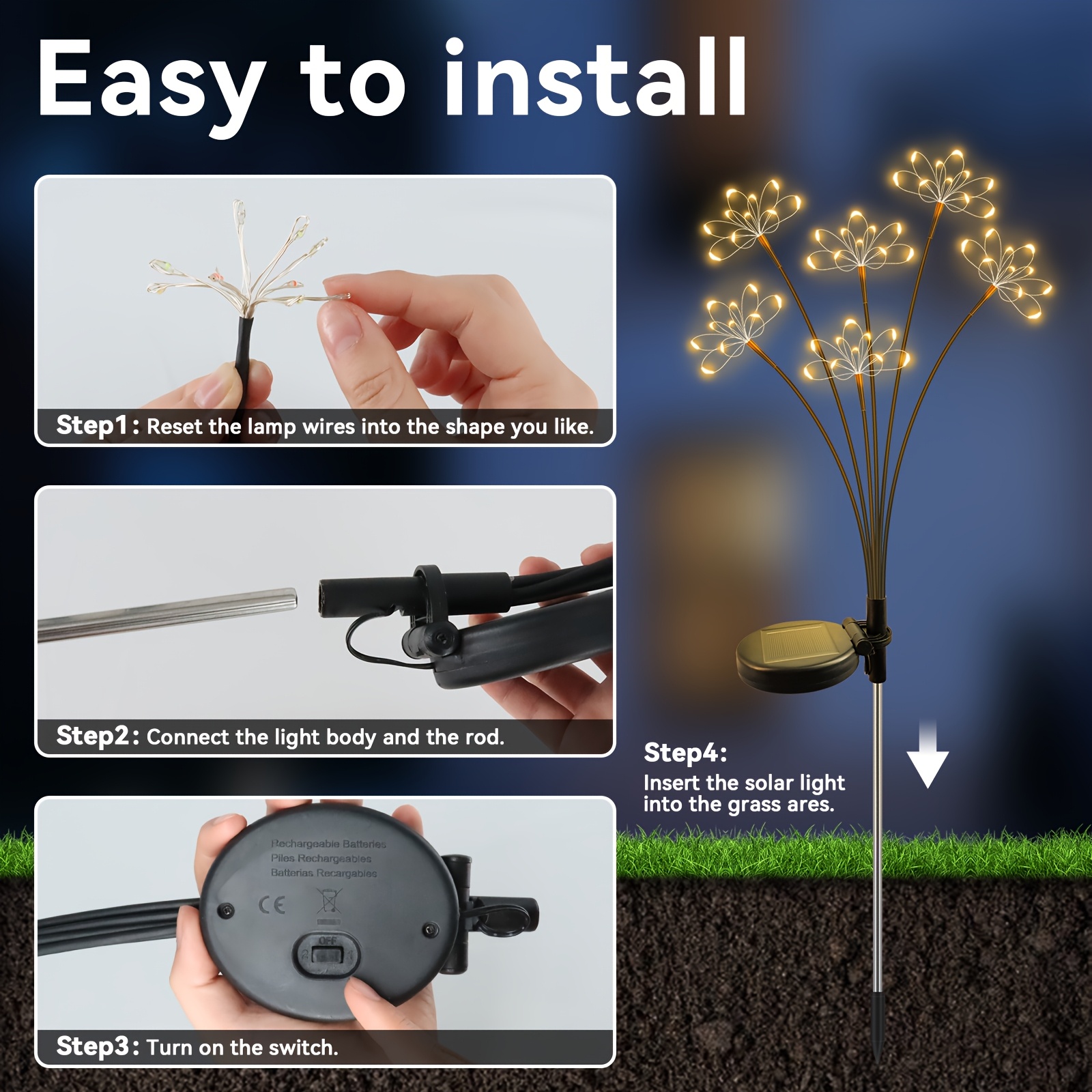 สวนพลังงานแสงอาทิตย์ Fairy Lig - Wired Pathway Light บทวิจารณ์และราคา