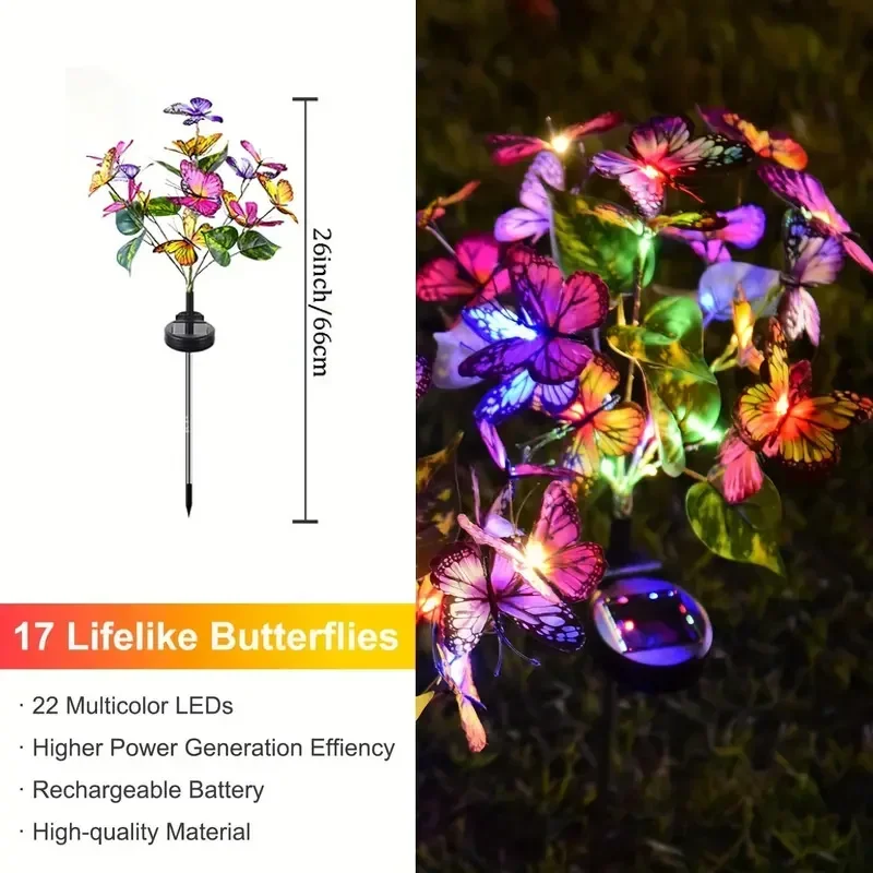 พลังงานแสงอาทิตย์ LED สวนผีเสื - Solar Path Light บทวิจารณ์และราคา