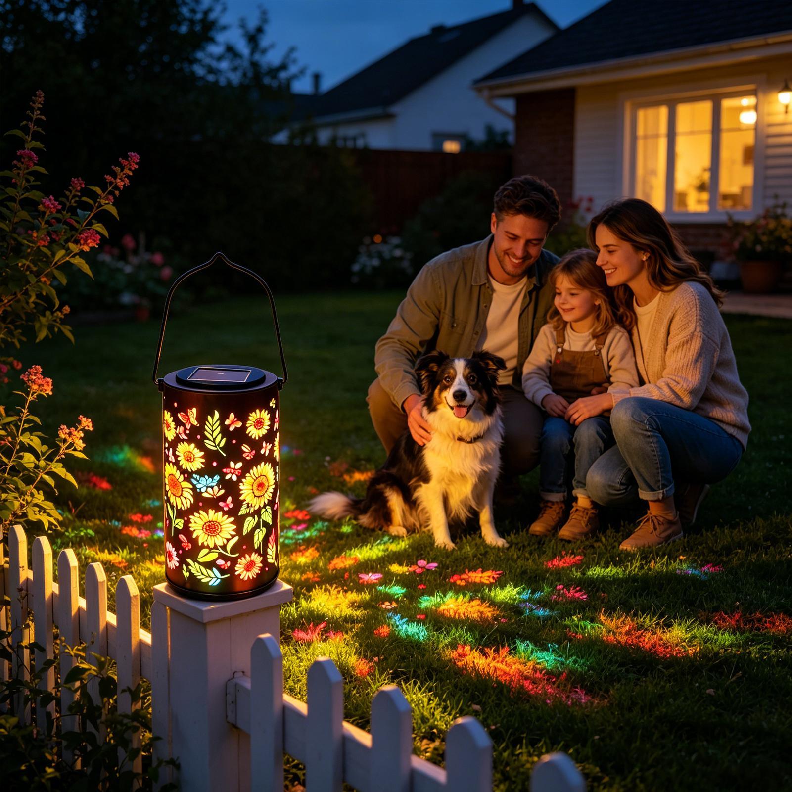 โคมไฟพลังงานแสงอาทิตย์รูปดอกทา - Outdoor Lighting Patio บทวิจารณ์และราคา