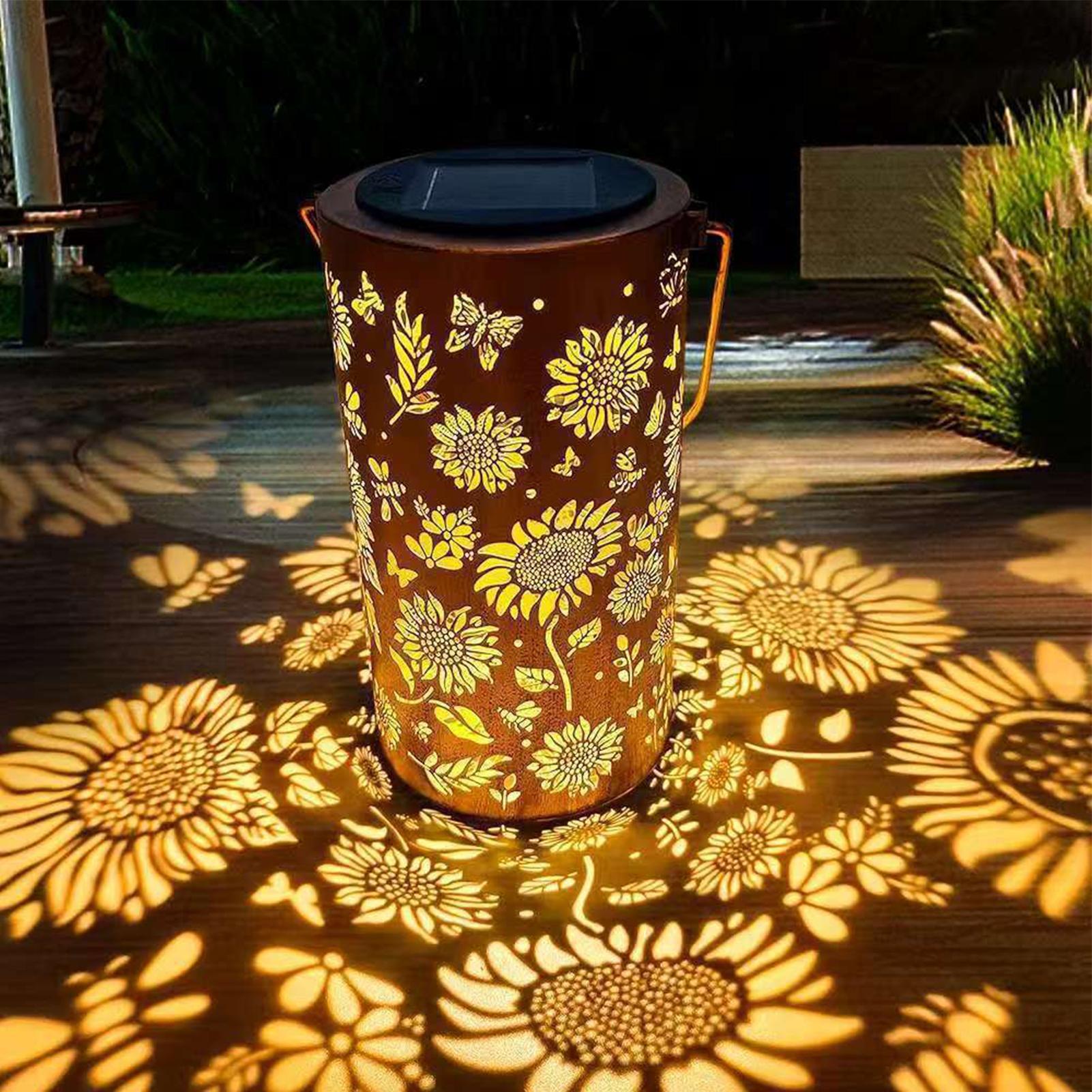โคมไฟพลังงานแสงอาทิตย์รูปดอกทา - Outdoor Lighting Patio บทวิจารณ์และราคา