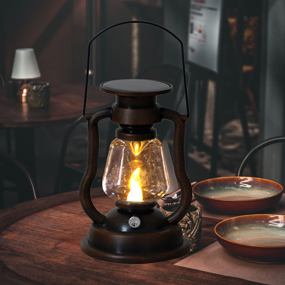 ไฟบรรยากาศสไตล์เรโทร LED พลังง - Outdoor Lighting For Backyard บทวิจารณ์และราคา
