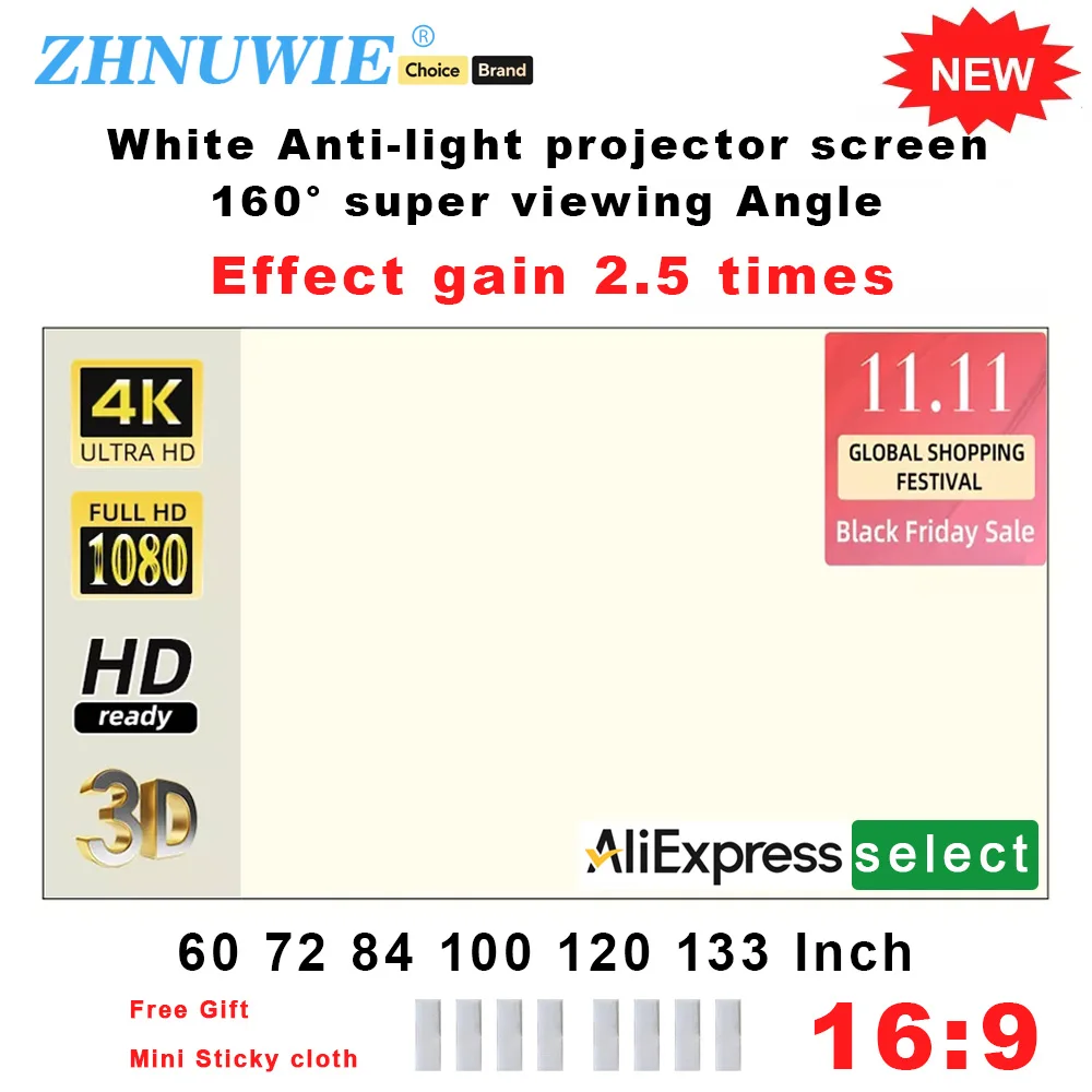 หน้าจอโปรเจคเตอร์ 16:9 ความสว่ - Outdoor Lighting Grid Screen บทวิจารณ์และราคา