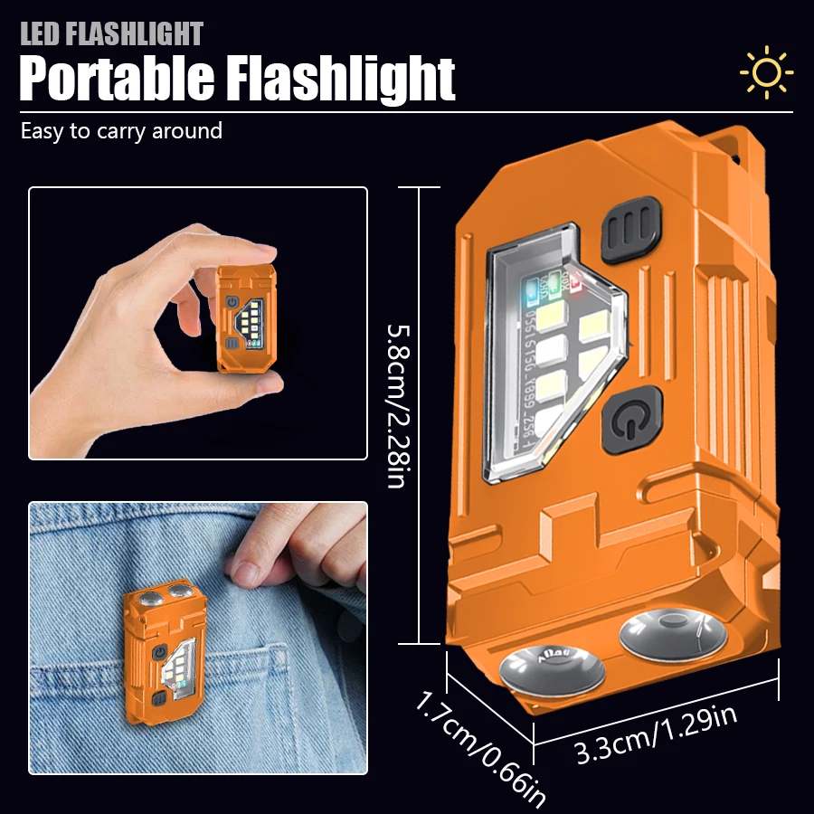 พวงกุญแจมินิ EDC ไฟฉายแบบชาร์จ - Outdoor Lighting Lumen บทวิจารณ์และราคา