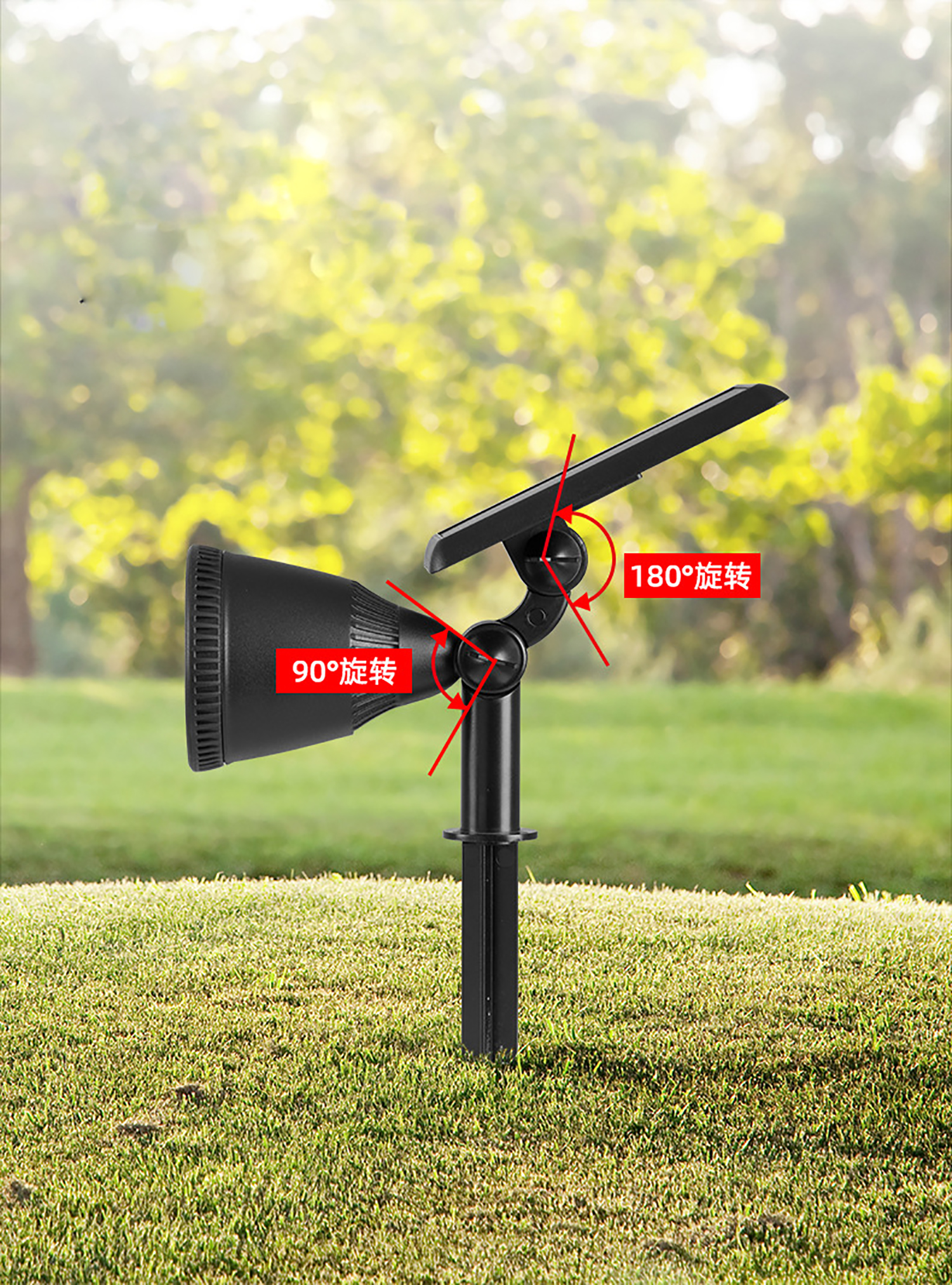 ไฟสปอตไลท์พลังงานแสงอาทิตย์ ไฟ - Outdoor Lighting For Backyard บทวิจารณ์และราคา