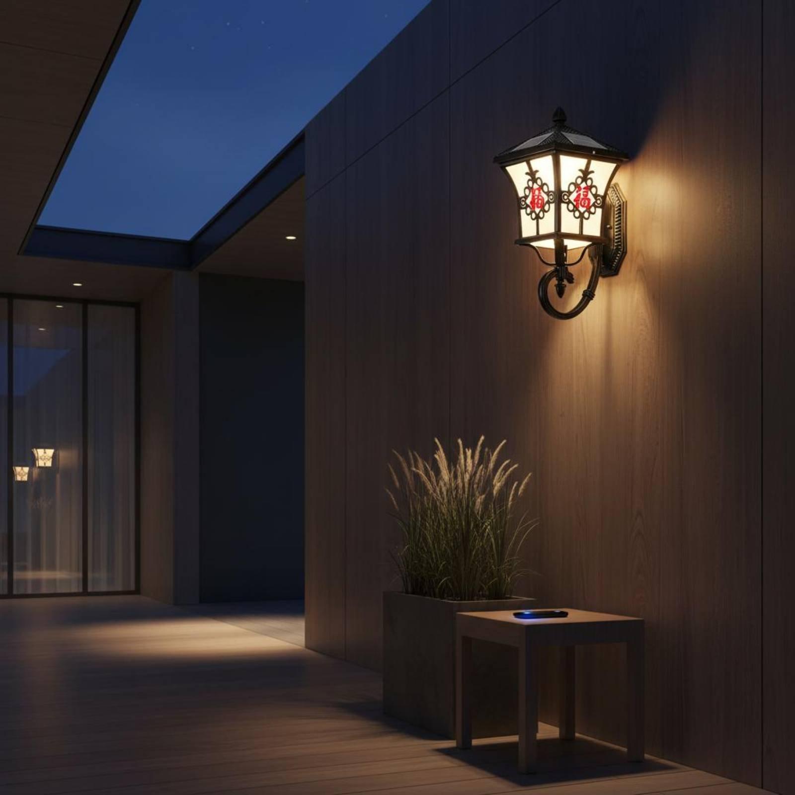 โคมไฟติดผนังภายนอกแบบ LED พลัง - Outdoor Lighting Patio บทวิจารณ์และราคา