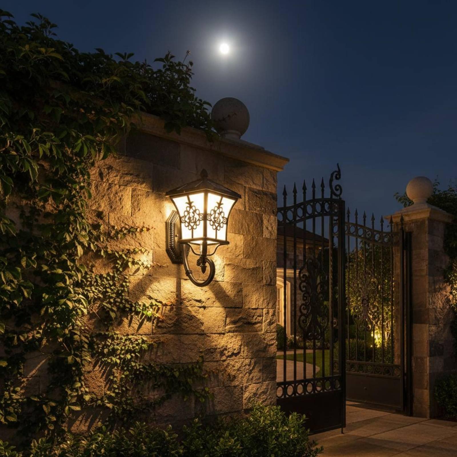 โคมไฟติดผนังภายนอกแบบ LED พลัง - Outdoor Lighting Patio บทวิจารณ์และราคา