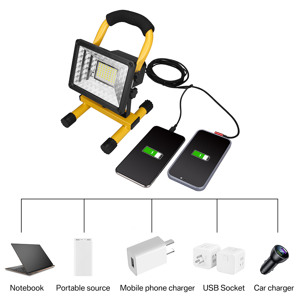 1/2pcs LED แบบพกพาทํางาน 60W พ - Zumtobel Outdoor Lighting บทวิจารณ์และราคา