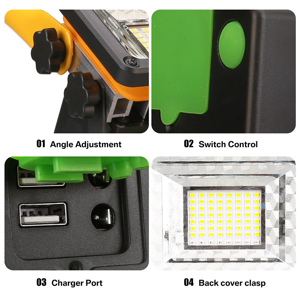 1/2pcs LED แบบพกพาทํางาน 60W พ - Zumtobel Outdoor Lighting บทวิจารณ์และราคา