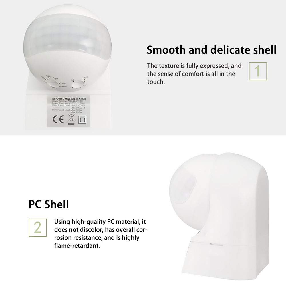 สวิตช์เซ็นเซอร์ตรวจจับความเคลื - Outdoor Lighting Wall Mount บทวิจารณ์และราคา