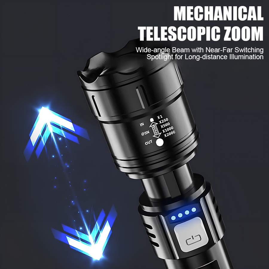 ไฟฉาย LED พลังงานสูง P50 แบบชา - Outdoor Lighting Lumen บทวิจารณ์และราคา