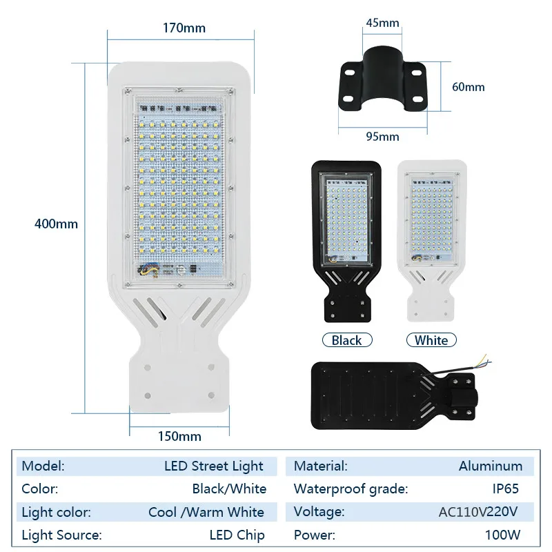 ไฟถนน LED 100W กันน้ำ IP65กลาง - Zumtobel Outdoor Lighting บทวิจารณ์และราคา