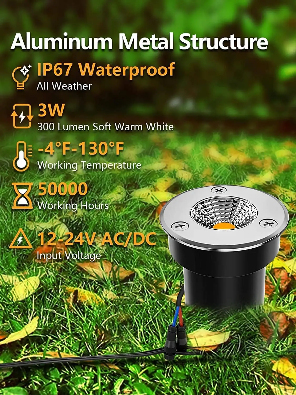 ไฟส่องสว่างภูมิทัศน์แรงดันต่ำ  - Wired Pathway Light บทวิจารณ์และราคา