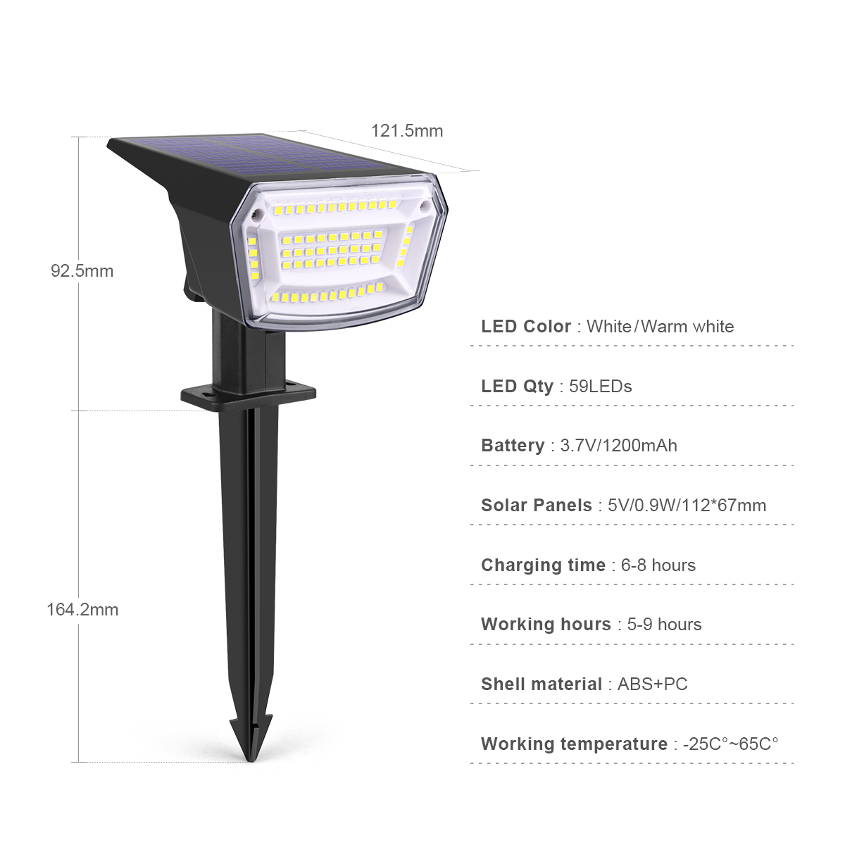 ไฟสปอตไลท์พลังงานแสงอาทิตย์กลา - Solar Path Light บทวิจารณ์และราคา