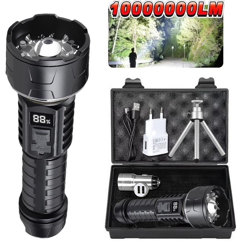 ไฟฉาย LED แบบ COB แบบชาร์จไฟได - Outdoor Lighting Lowes บทวิจารณ์และราคา