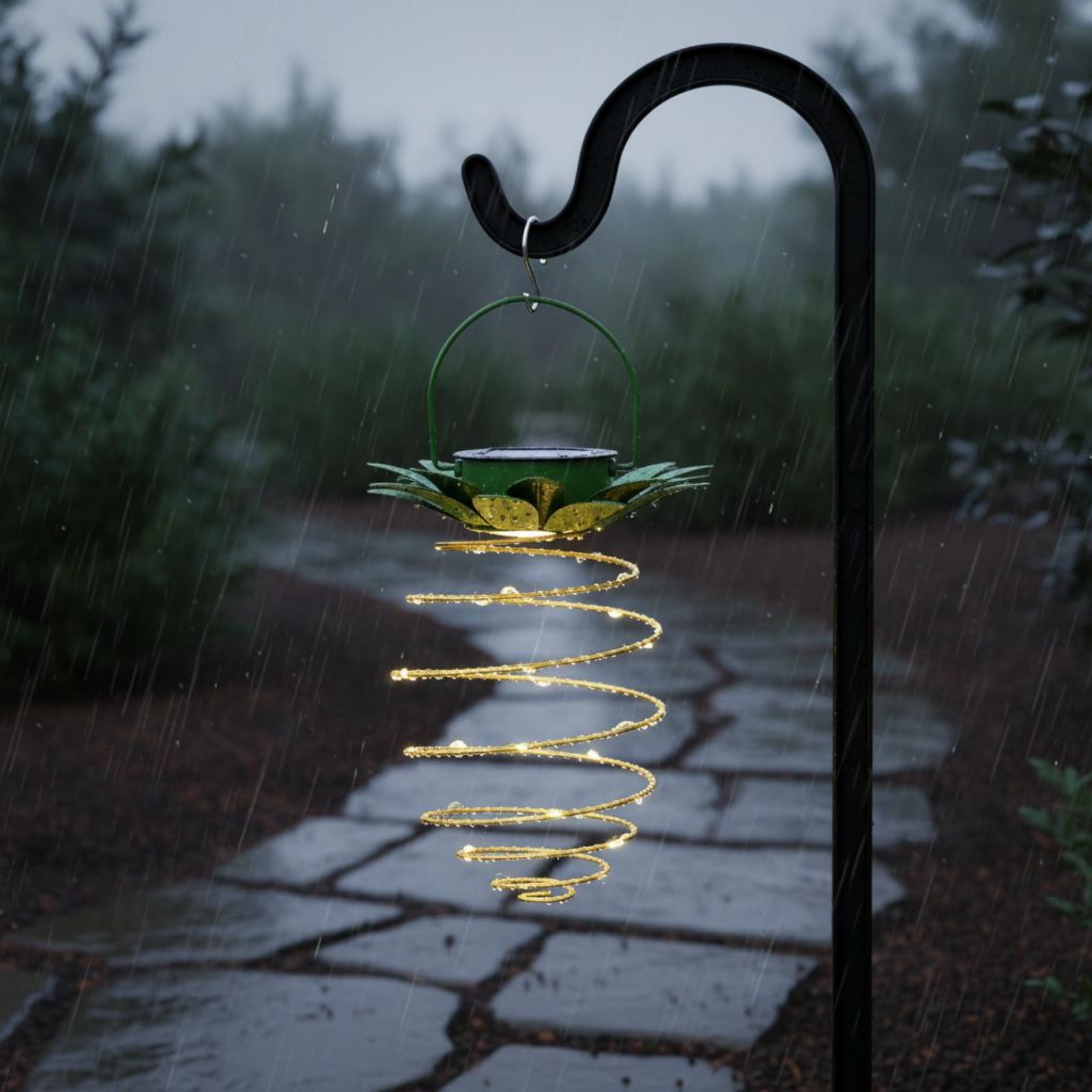 โคมไฟพลังงานแสงอาทิตย์รูปสับปะ - Outdoor Lighting Patio บทวิจารณ์และราคา