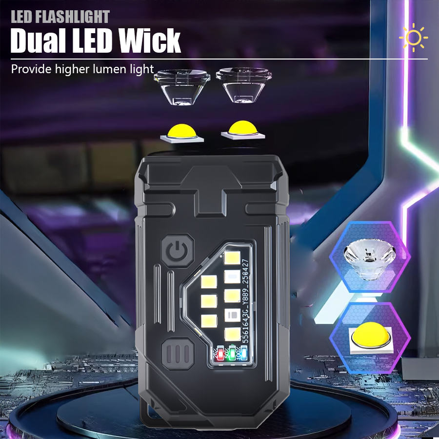 Dual LED Mini ไฟฉาย, 8 โหมด (ส - Outdoor Lighting Lowes บทวิจารณ์และราคา