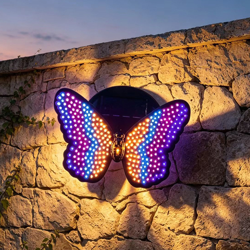 โคมไฟติดผนัง LED พลังงานแสงอาท - Color Changing Outdoor บทวิจารณ์และราคา