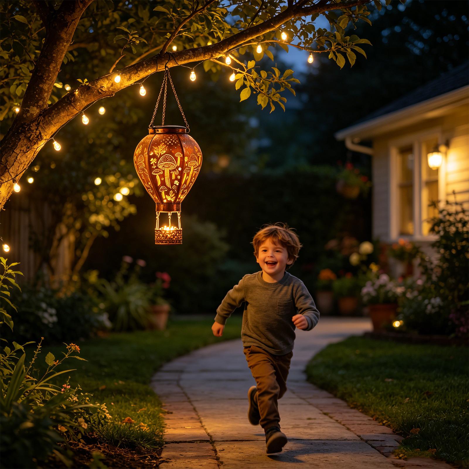 ไฟบอลลูนอากาศร้อนพลังงานแสงอาท - Solar Path Light บทวิจารณ์และราคา