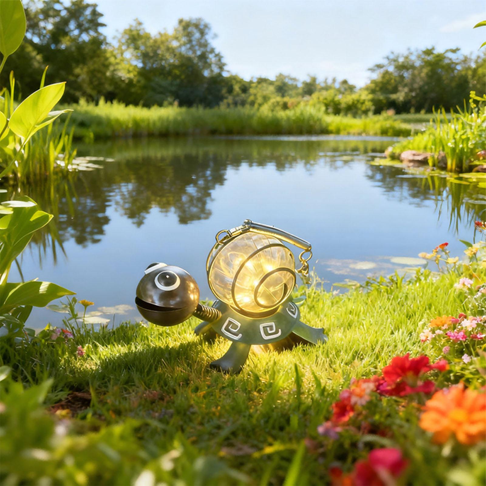 ไฟโซลาร์รูปเต่าสำหรับตกแต่งสวน - Outdoor Lighting Patio บทวิจารณ์และราคา