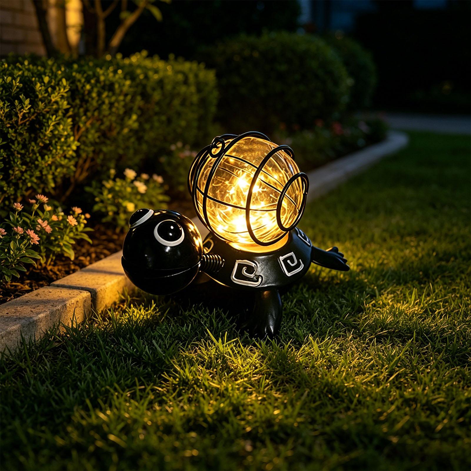 ไฟโซลาร์รูปเต่าสำหรับตกแต่งสวน - Outdoor Lighting Patio บทวิจารณ์และราคา