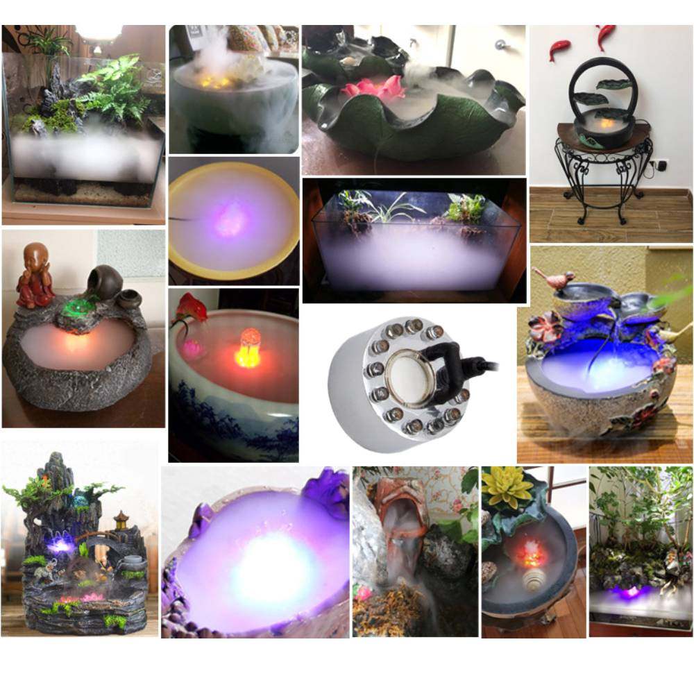 เครื่องพ่นหมอกกันน้ำ 12-LED เป - Color Changing Outdoor บทวิจารณ์และราคา