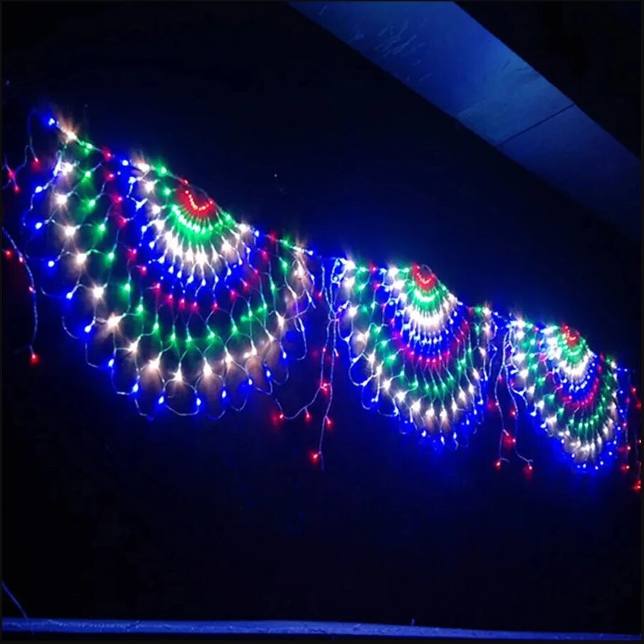 ไฟสายนกยูง3 420LED 3.2*0.6ม.,  - Outdoor Lighting Grid Screen บทวิจารณ์และราคา