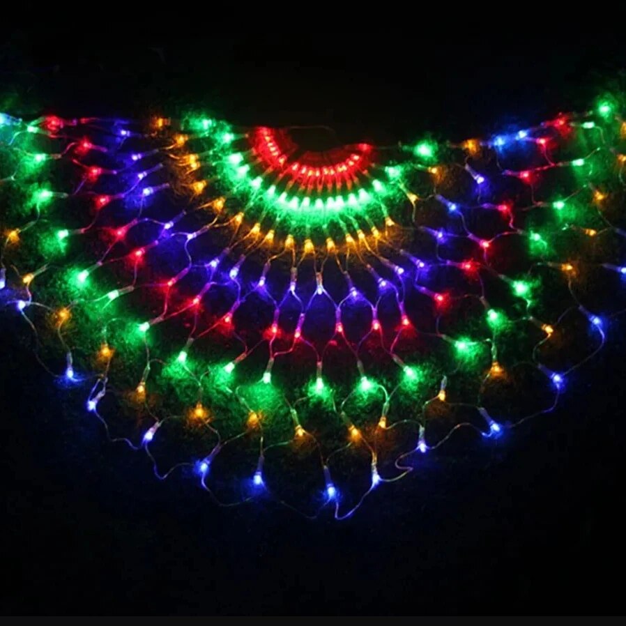 ไฟสายนกยูง3 420LED 3.2*0.6ม.,  - Outdoor Lighting Grid Screen บทวิจารณ์และราคา