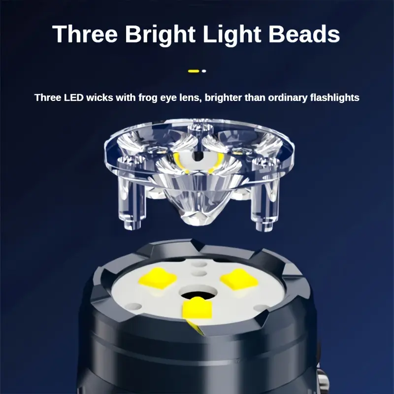 ไฟฉายมินิ 3LED พร้อมคลิปหนีบปา - Outdoor Lighting Lumen บทวิจารณ์และราคา