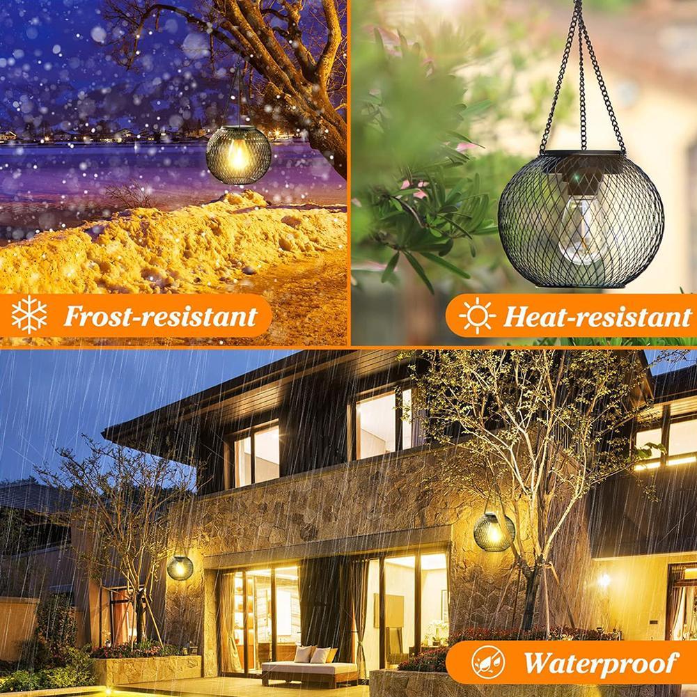 โคมไฟโซลาร์เซลล์แบบแขวน ตกแต่ง - Outdoor Lighting Grid Screen บทวิจารณ์และราคา