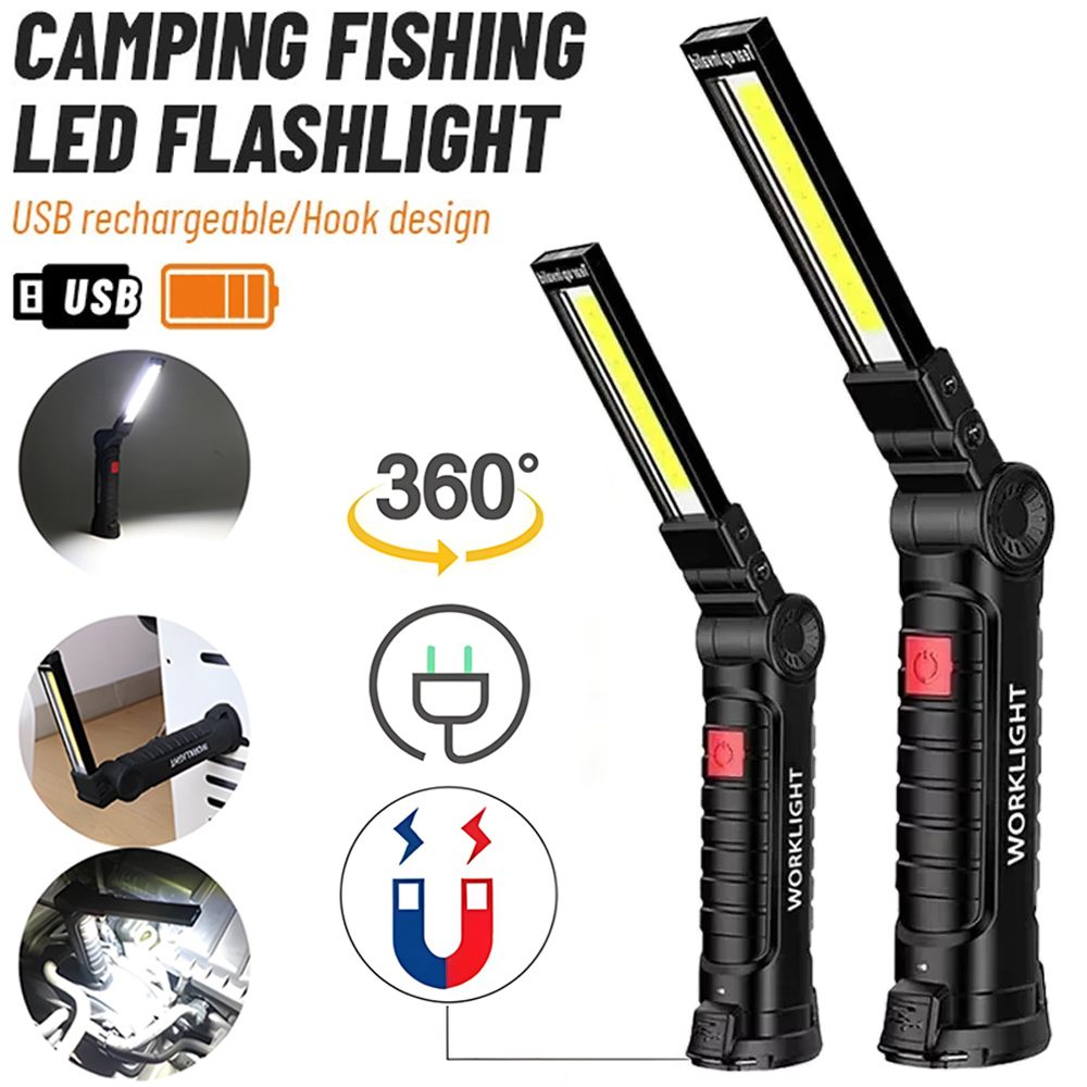 ไฟฉาย LED COB แบบชาร์จไฟได้ผ่า - Outdoor Lighting Lumen บทวิจารณ์และราคา