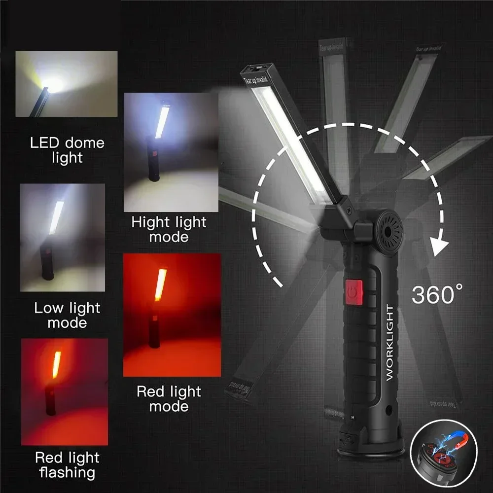 ไฟฉาย LED COB แบบชาร์จไฟได้ผ่า - Outdoor Lighting Lumen บทวิจารณ์และราคา