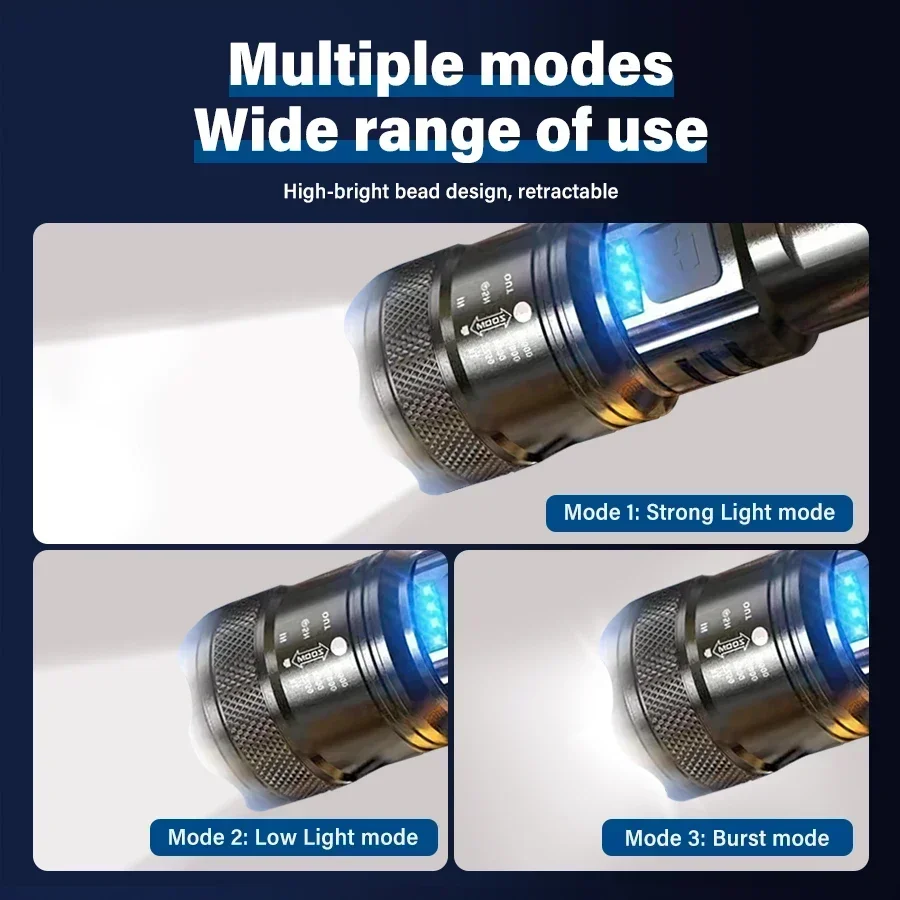 ไฟฉาย LED ยุทธวิธี 2000LM ชาร์ - Outdoor Lighting Lumen บทวิจารณ์และราคา