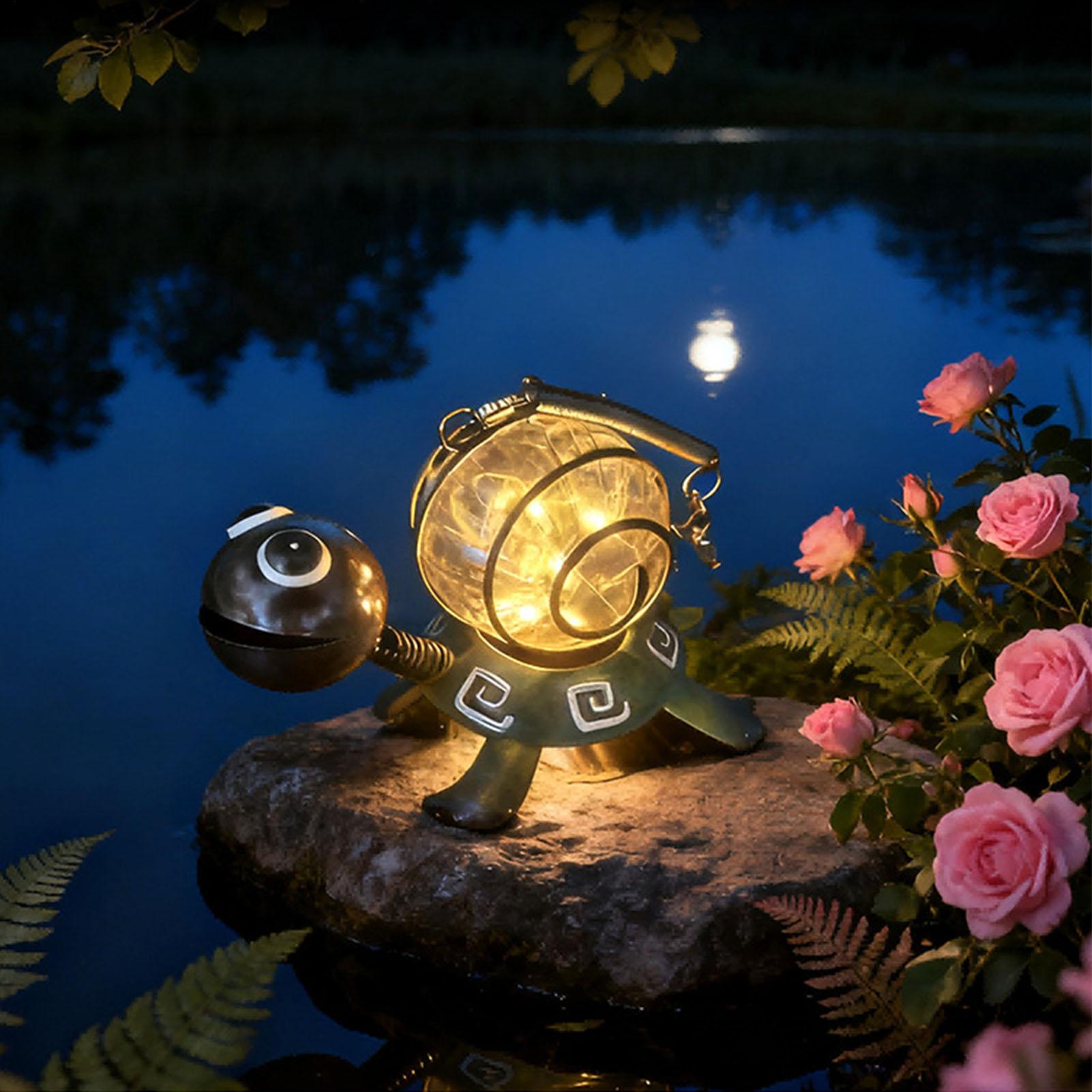 รูปปั้นเต่าพลังงานแสงอาทิตย์ ต - Solar Path Light บทวิจารณ์และราคา