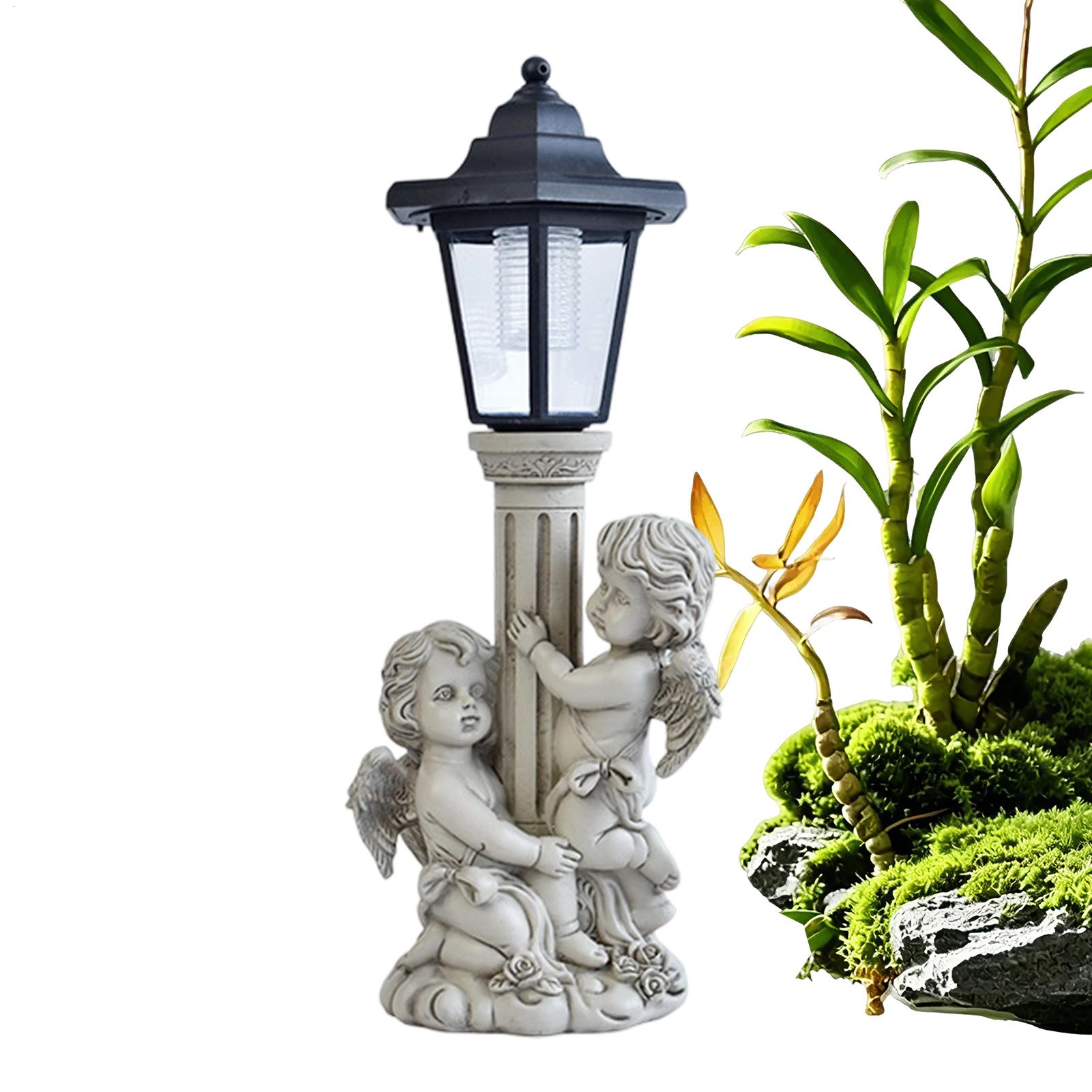 รูปปั้นสวนเรืองแสงเปิด/ปิดอัตโ - Outdoor Lighting For Home บทวิจารณ์และราคา