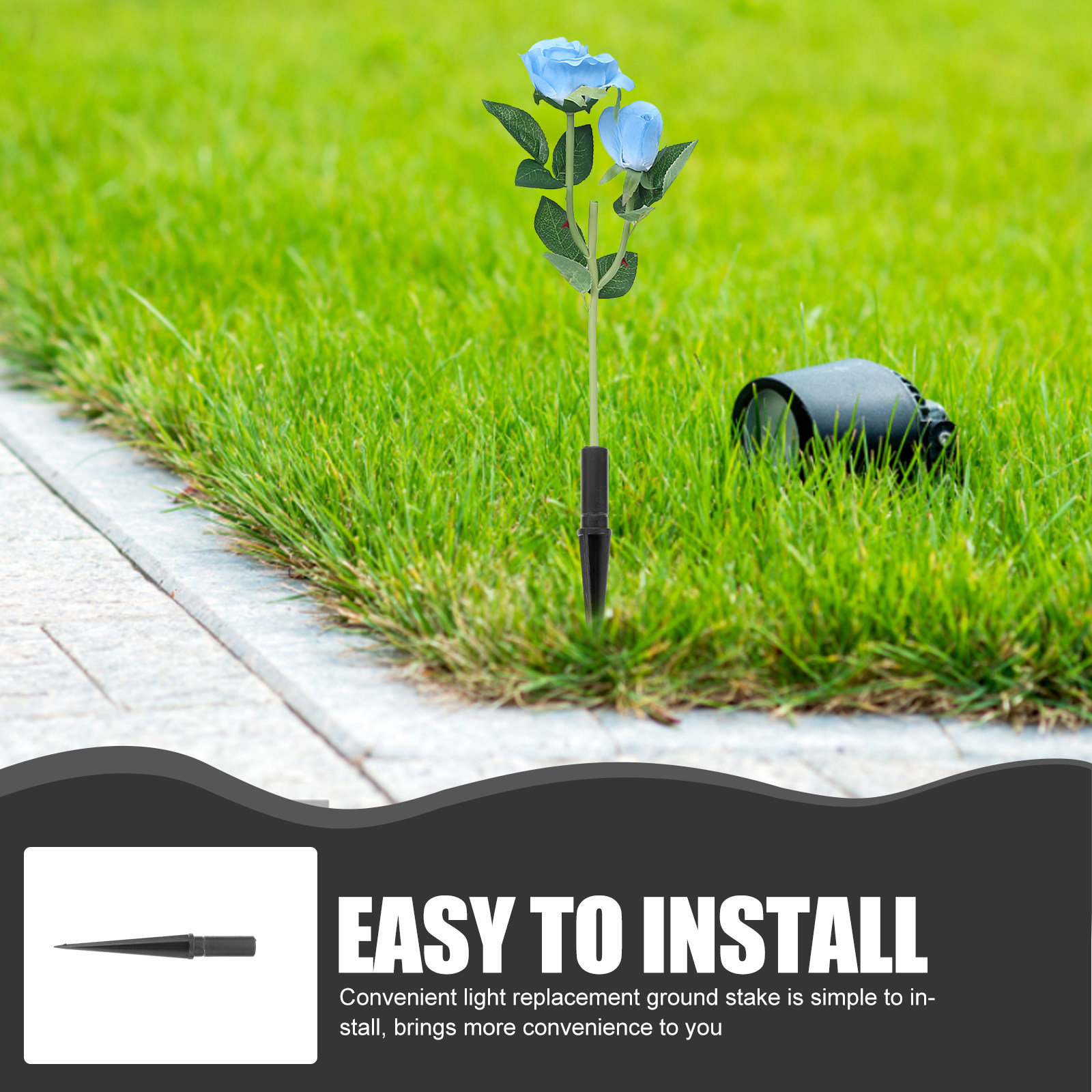 20 ชิ้น ปุ่มยึดพลาสติกน้ำหนักเ - Solar Path Light บทวิจารณ์และราคา